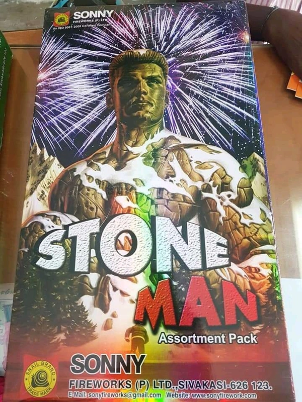 Sonny Fireworks Stone Man - 41 Items