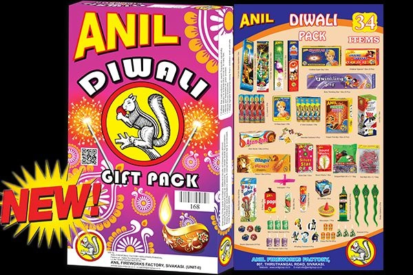 Anil Fireworks Diwali 34 Items