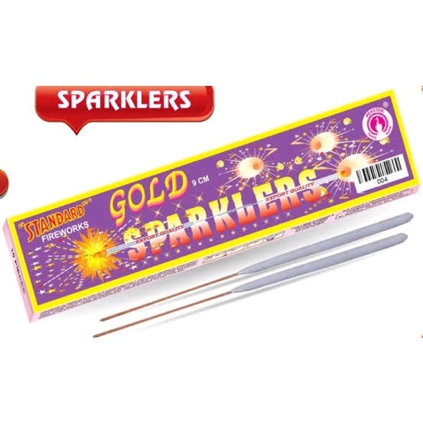 Standard Fireworks Standard Gold Sparkles - 9 CM