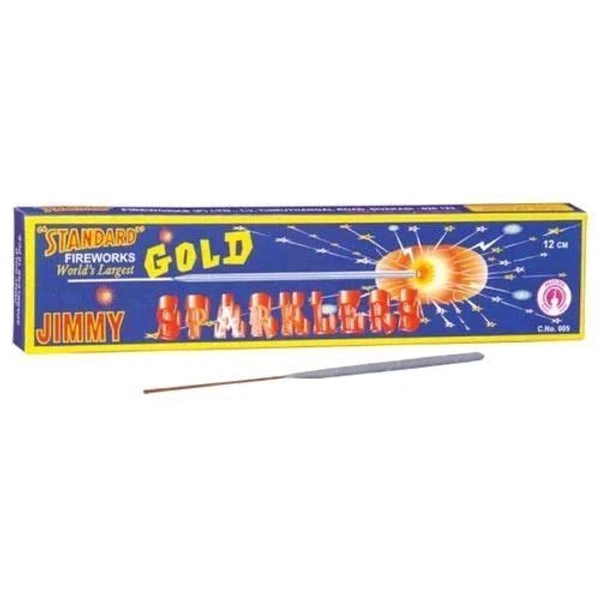 Standard Fireworks Jimmy Gold Sparkles - 12 CM