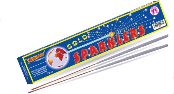 Standard Fireworks Gold Sparkles - 15 CM