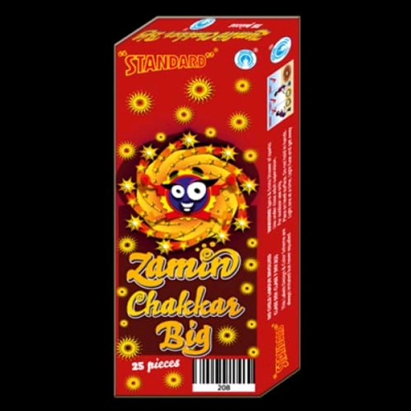 Standard Fireworks Zamin Chakkars Big (10 Pcs)