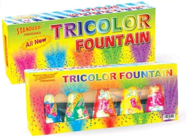 Standard Fireworks Tricolour Fountain (Millenium)