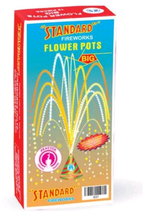 Standard Fireworks Flower Pots Big