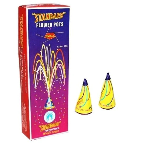 Standard Fireworks Flower Pots Small
