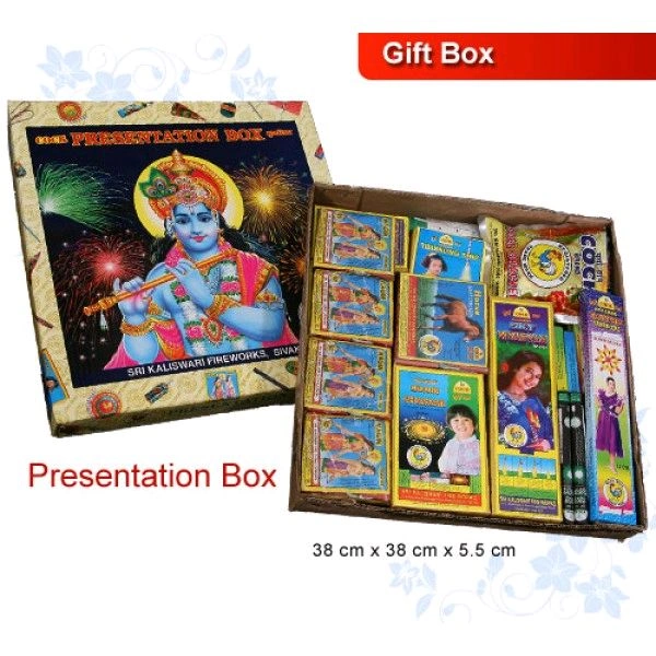 Sri Kaleeshwari Fireworks Presentation Box - Krishna