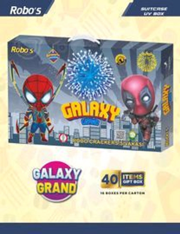 Robo Crackers Galaxy Grand (40 Items)