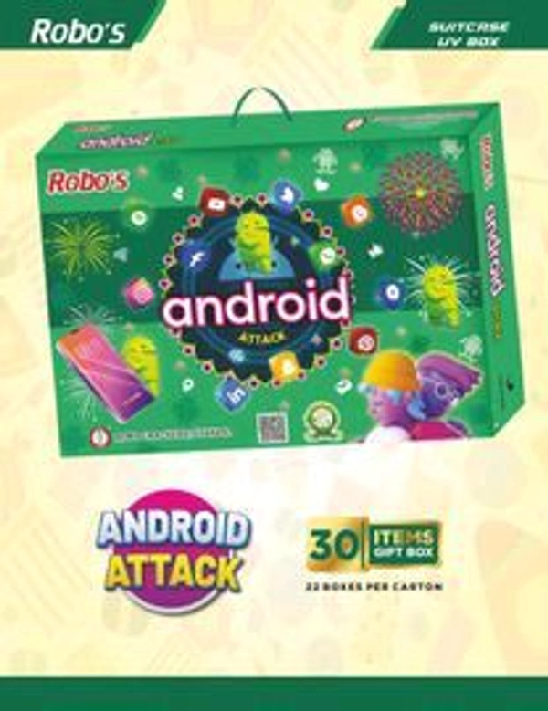 Robo Crackers Android Attack (30 Items)