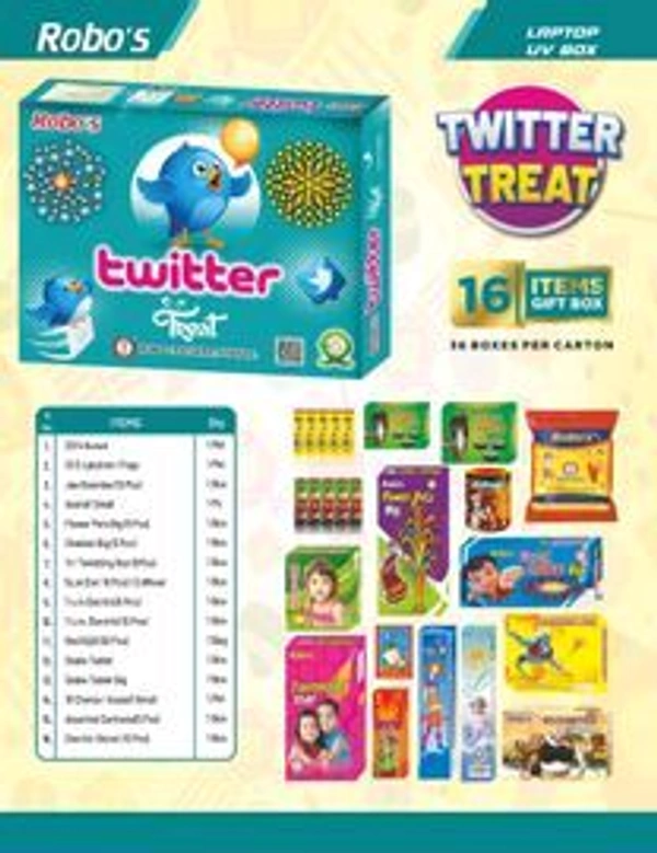 Robo Crackers Twitter Treat (16 Items)