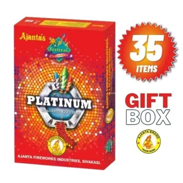 Ajantha Fireworks Giftboxes Platinum - 35 Items