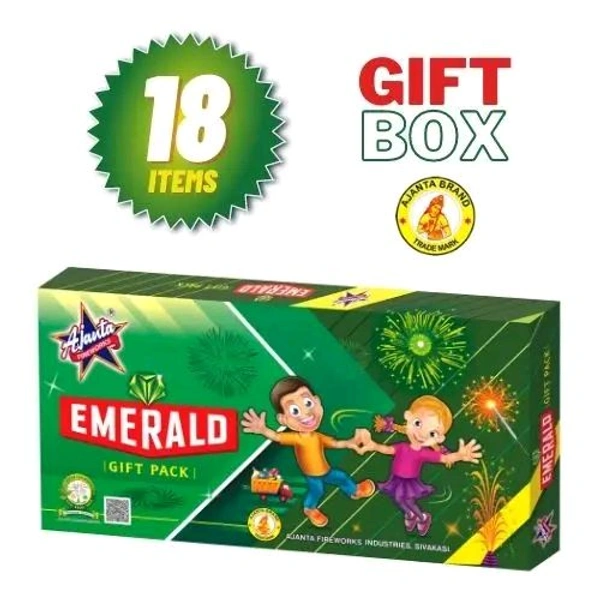 Ajantha Fireworks Giftboxes Emerald - 18 Items