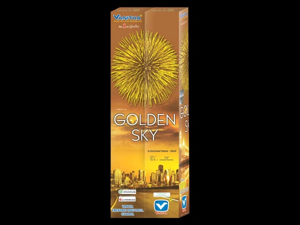 Vanitha Fireworks Golden Sky