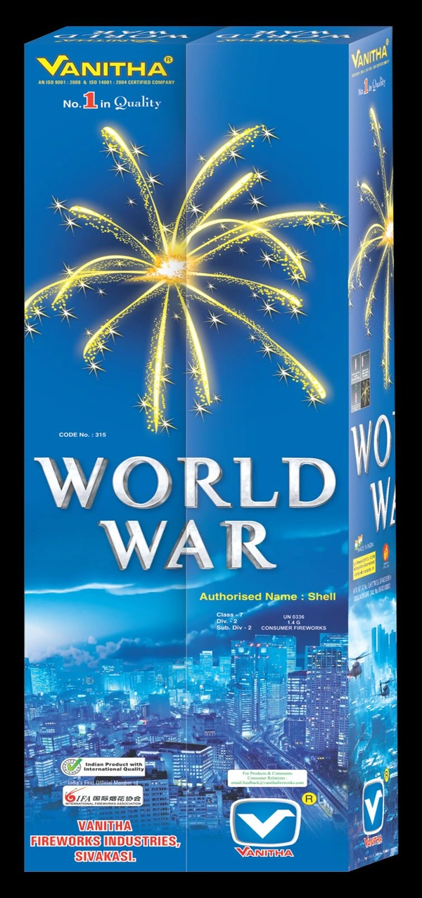 Vanitha Fireworks World War