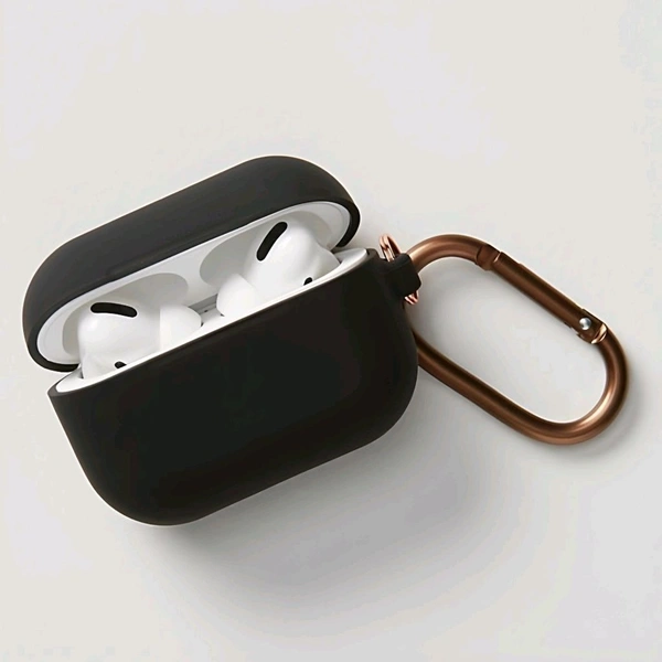 Airpods With Black Cover