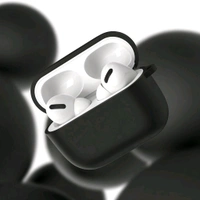 Airpods With Black Cover