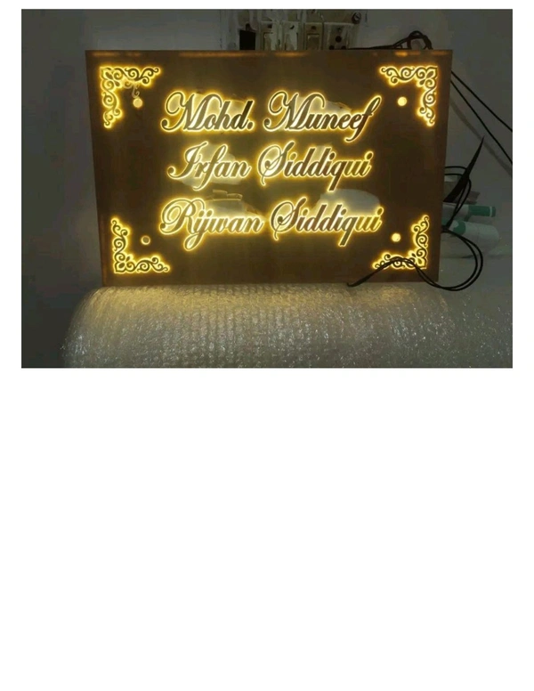 Led name plate  - 12*18
