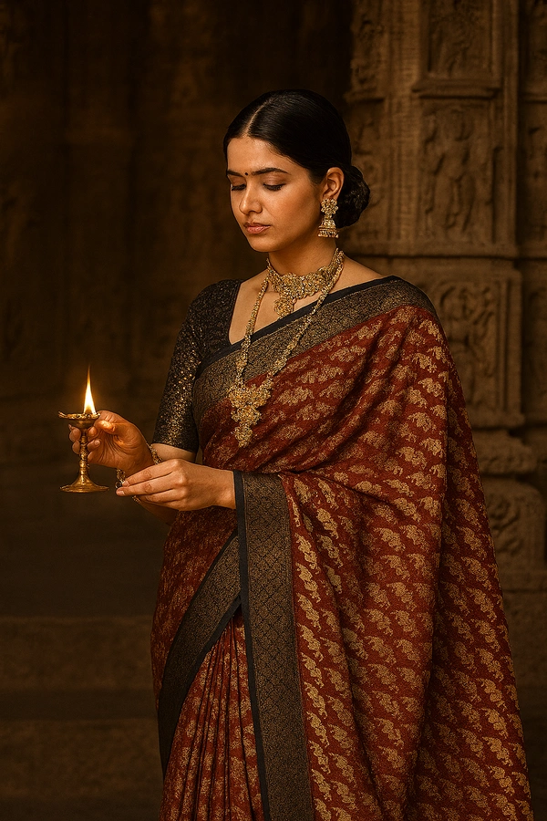  Fancy Saree -sku-200002690