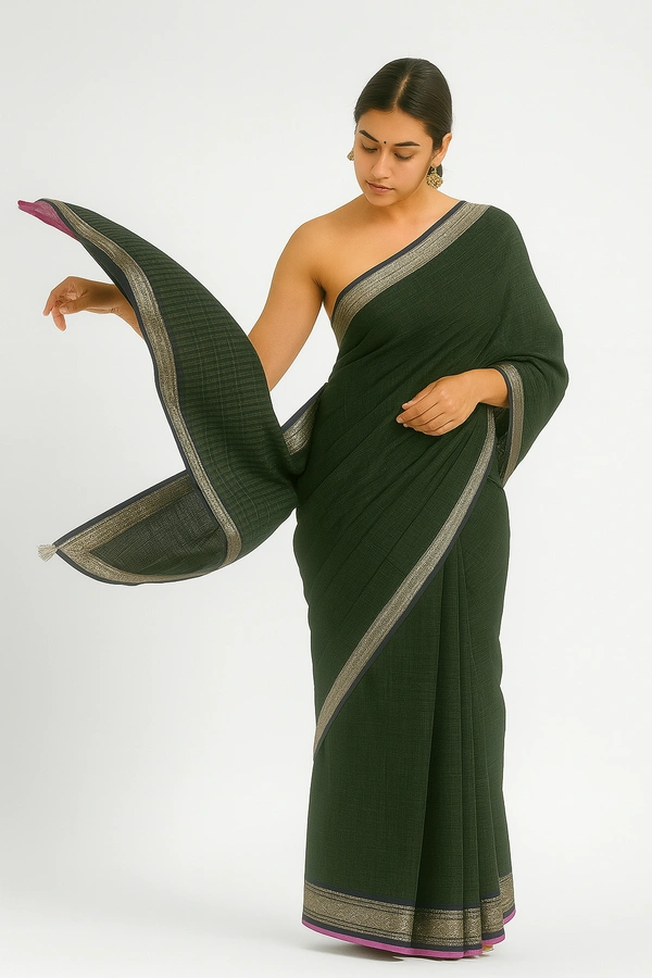  Cotton Saree-sku-200001231
