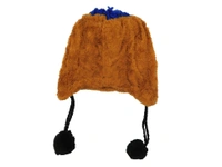 KIDS WOOLEN CAP WITH INSIDE FURR & DORI COLOR - MULTI COLOR N MULTI DESIGN SIZE - FREE SIZE - free, 6