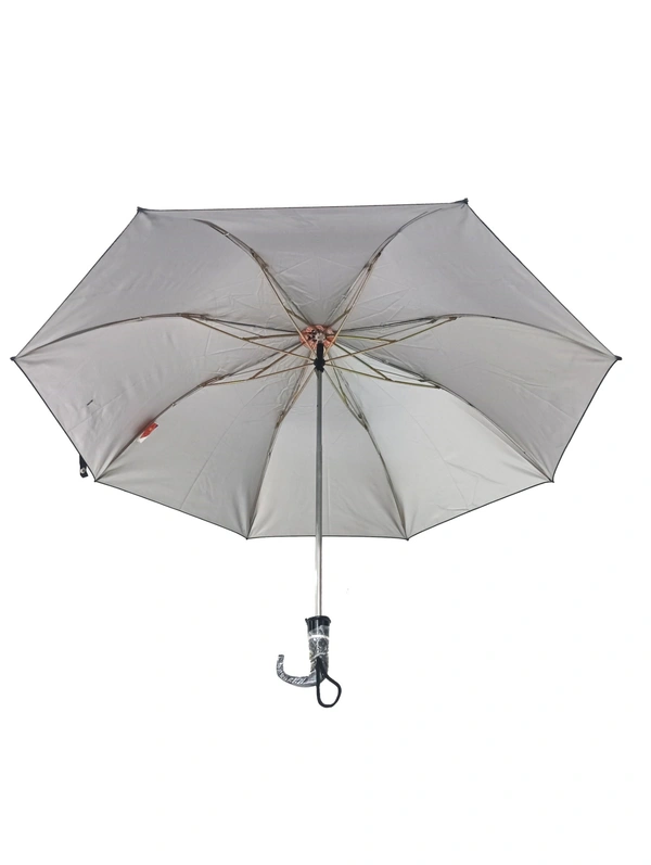 BRAND ORANGE MANUAL OPEN 8 KADI 2 FOLD BLACK COLOUR UMBRELLA (PACK OF 24 PIECES) - FREE, 24