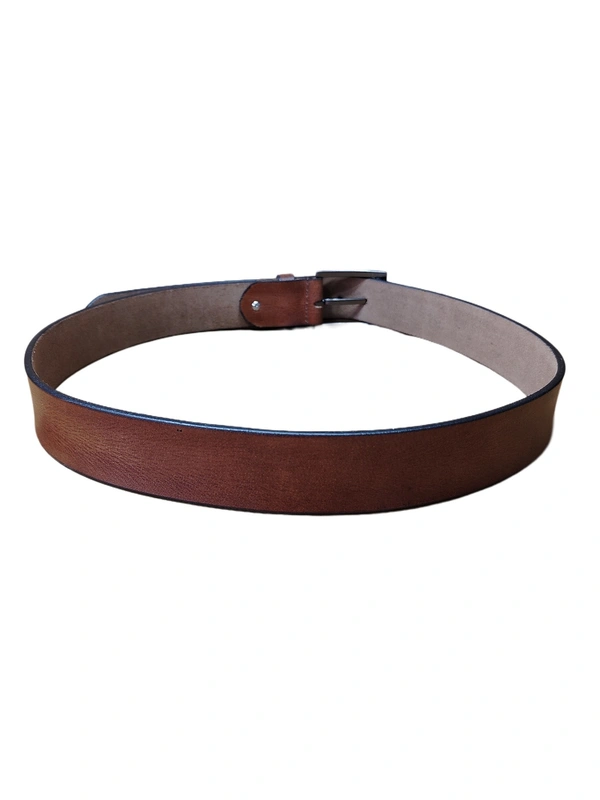 40 MM BRANDED MENS GENUNINE LEATHER TAN COLOR BELT SIZE--42-52(6 SIZE) - MIX, 06