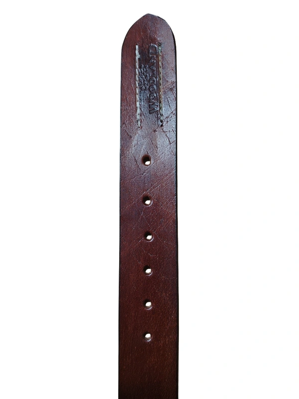 40 MM BRANDED MENS GENUNINE LEATHER BROWN COLOR BELT SIZE--42-52(6 SIZE) - MIX, 06