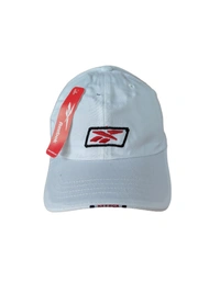 MEN'S EMBROIDERED COTTON MATERIAL WHITE COLOR STYLISH CAP CLOSURE TYPE -METAL BUCKLE  - FREE SIZE, 6