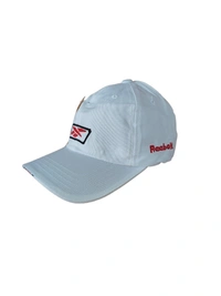 MEN'S EMBROIDERED COTTON MATERIAL WHITE COLOR STYLISH CAP CLOSURE TYPE -METAL BUCKLE  - FREE SIZE, 6