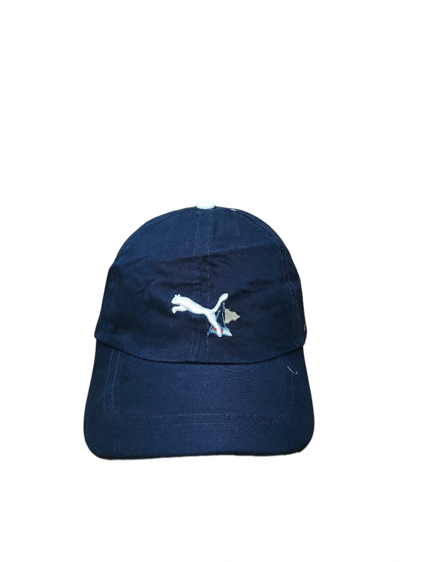 MEN'S EMBROIDERED COTTON MATERIAL MULTI COLOR STYLISH CAP CLOSURE TYPE -BUCKLE  - FREE SIZE, 12