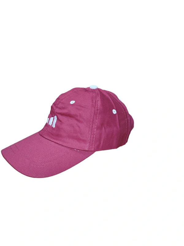 MEN'S EMBROIDERED COTTON MATERIAL MULTI COLOR STYLISH CAP CLOSURE TYPE -BUCKLE  - FREE SIZE, 12