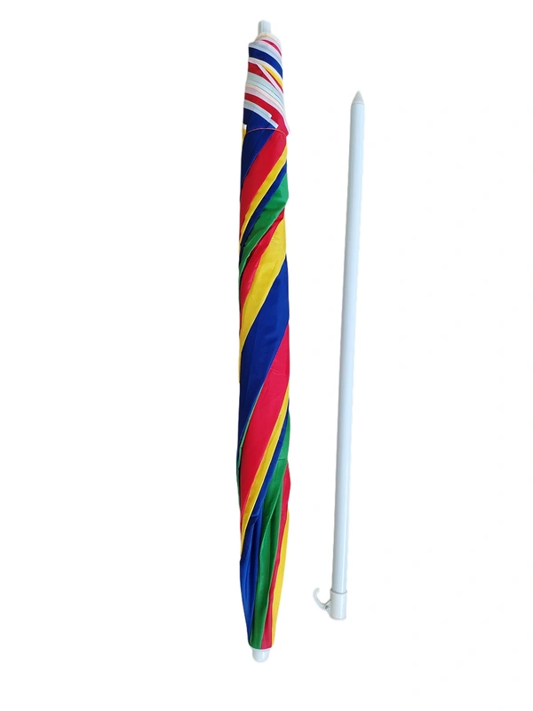 8 KADI OUTDOOR GARDEN BIG SIZE UMBRELLA WITHOUT STAND FOR HOTELS BEACH SHOP UMBRELLA SIZE -40 Inch  - FREE, 6