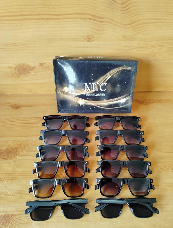 MENS MATT FRAME DC MIX COLOR WAYFARER SUNGLASSES - FREE, 12
