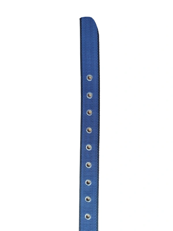 MENS NYLON MULTI COLOR REVERSIBILE PIN HOLE HEAVY BUCKLE BELT  - FREE, 12