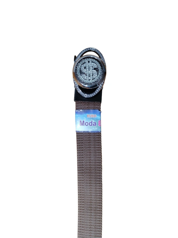 MEN'S  CHINA IMPORTED NYLON MULTI COLOR WITH MIX DESIGN  SPINNER AUTO  BUCKLE BELT  - FREE, 12