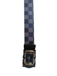 MENS PU LEATHER  WITH BLACK COLOR MIX DESIGN ARMY BUCKLE BELT  - FREE, 6