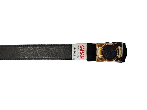 MENS MULTI COLOR PU LEATHER WITH BLACK MIX  DESIGN   ARMY BUCKLE BELT  - FREE, 6