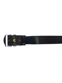 MENS RUBBER SHEETS PATTI WITH ARMY BUCKLE BLACK  COLOR BELT  - FREE, 6