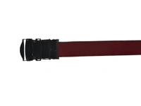MENS RUBBER SHEETS PATTI WITH ARMY BUCKLE BLACK  COLOR BELT  - FREE, 6