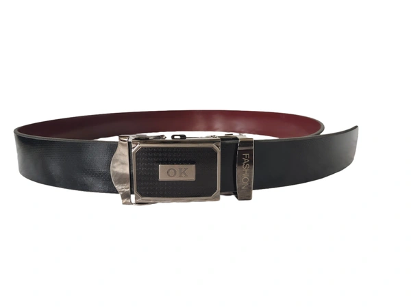 MENS RUBBER SHEETS PATTI WITH ARMY BUCKLE BLACK  COLOR BELT  - FREE, 6