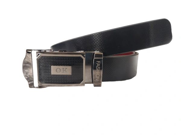 MENS RUBBER SHEETS PATTI WITH ARMY BUCKLE BLACK  COLOR BELT  - FREE, 6