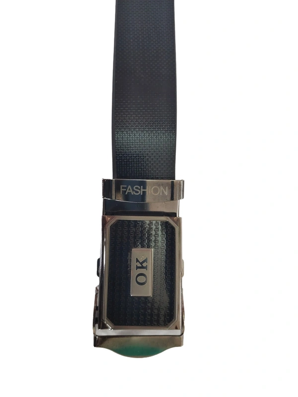 MENS RUBBER SHEETS PATTI WITH ARMY BUCKLE BLACK  COLOR BELT  - FREE, 6