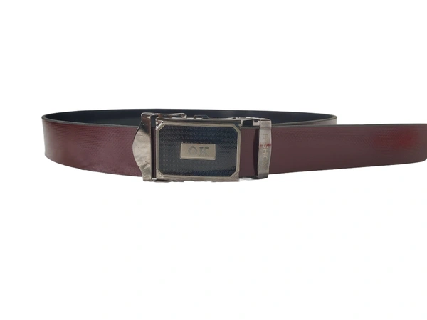 MENS RUBBER SHEETS PATTI WITH ARMY BUCKLE BROWN COLOR BELT  - FREE, 6