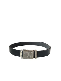 MENS RUBBER SHEET PATTI WHITH ARMY BUCKLE BLACK COLOR BELT  - FREE, 6