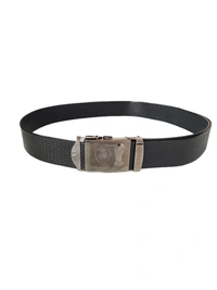 MENS CHINA SHEET PATTI WITH ARMY BUCKLE BLACK COLOR BELT - FREE, 6