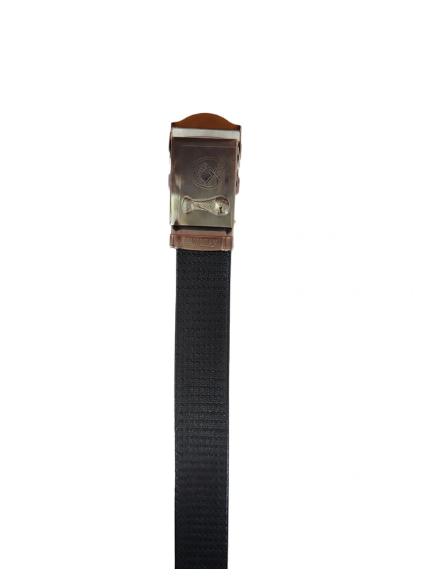 MENS CHINA SHEET PATTI WITH ARMY BUCKLE BLACK COLOR BELT - FREE, 6