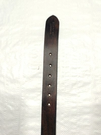 MENS  GENUINE LEATHER BROWN COLOR MIX  SIZE HEAVY KANTA BUCKLE BELT  - FREE, 6