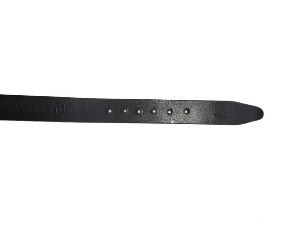 MENS GENUINE LEATHER BLACK COLOR HEAVY PIN WHOLE BUCKLE MIX SIZE BELT - FREE, 6