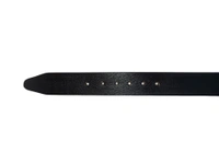 MENS  GENUINE LEATHER BLACK COLOR MIX  SIZE HEAVY KANTA BUCKLE BELT - FREE, 6