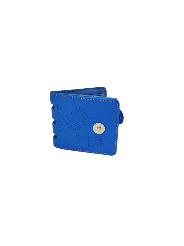 MENS 2 FOLD MIX COLOR PU LEATHER WALLET - FREE, 6