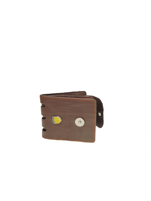 MENS 2 FOLD MIX COLOR PU LEATHER WALLET - FREE, 6